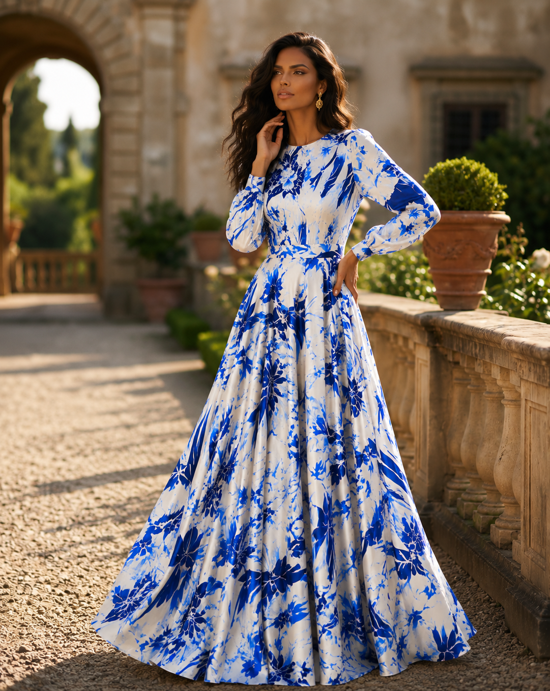 Porcelain Garden Dress